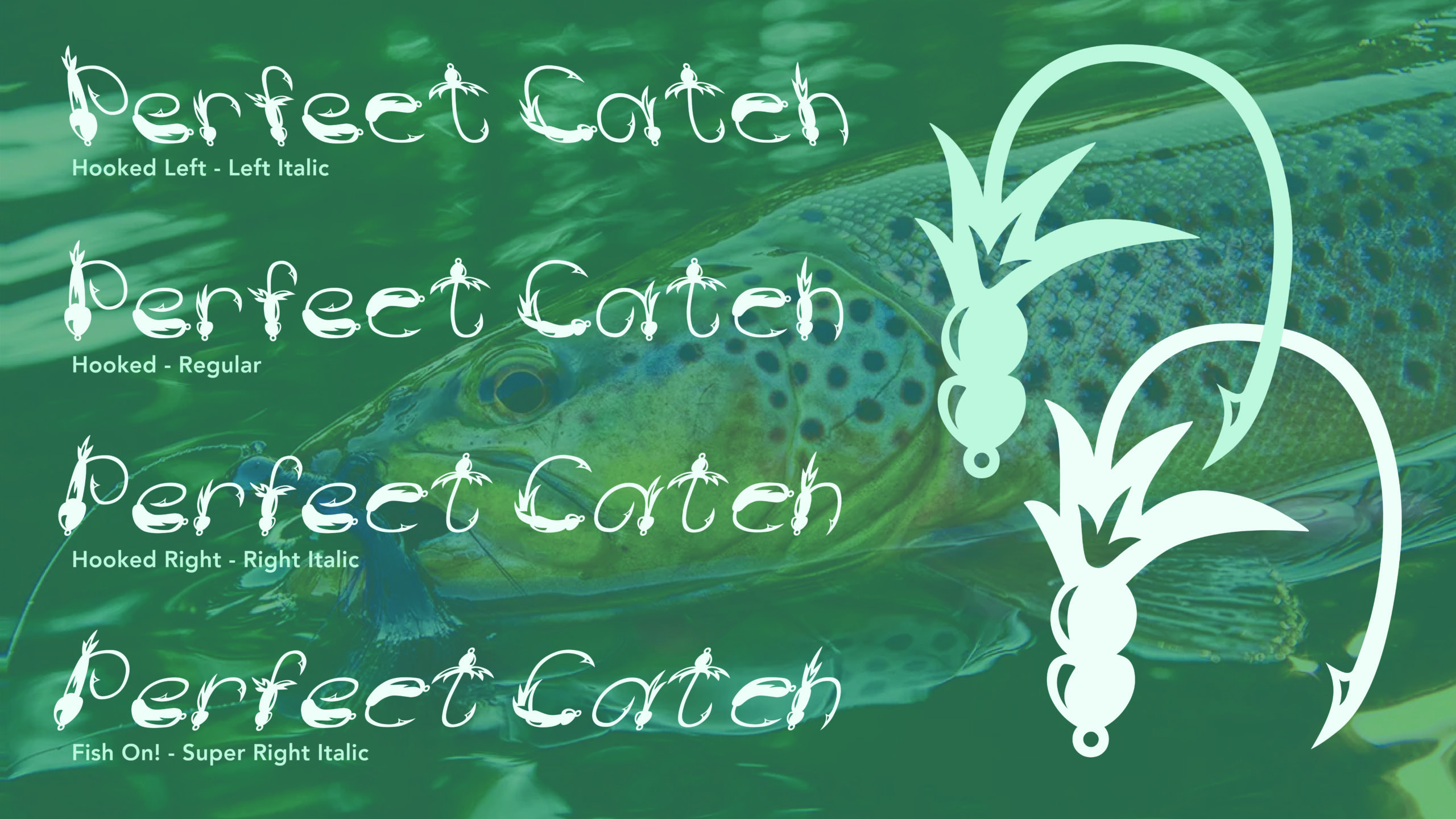 Type specimen of Slugs & Grunts, showcasing italic and bold variations.